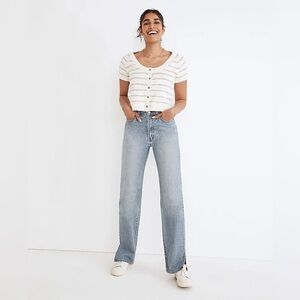 Madewell Perfect Vintage Straight Jean in Applefield Wash ND523 Size 31
